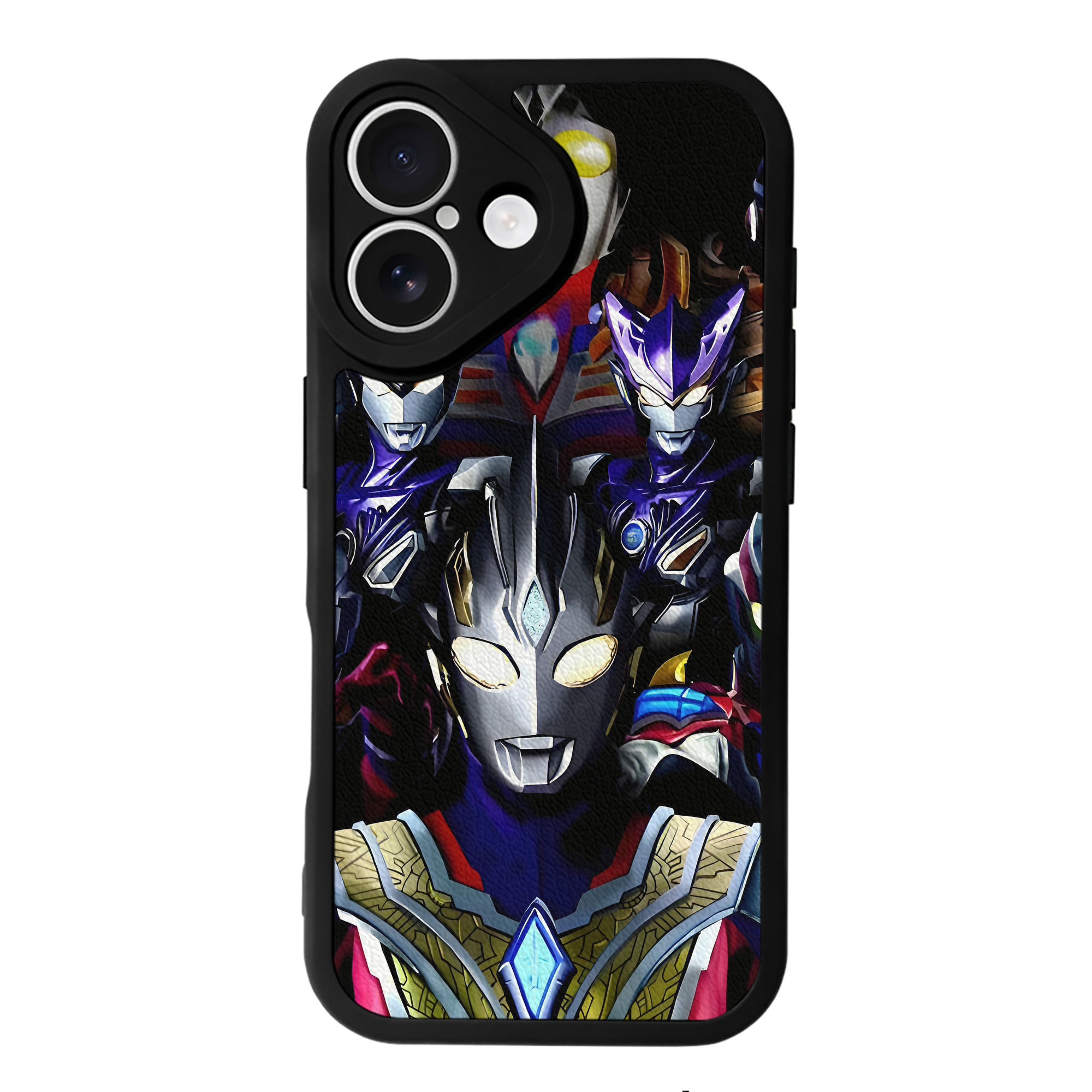 （画像用） ウルトラマン Ultraman 【iPhone 16シリーズ対応】シリコンスマホケース（レザー調） 材質：シリコン